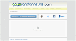 Desktop Screenshot of gaysrandonneurs.com